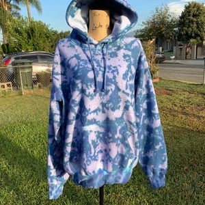 Custom tye dye hoodie